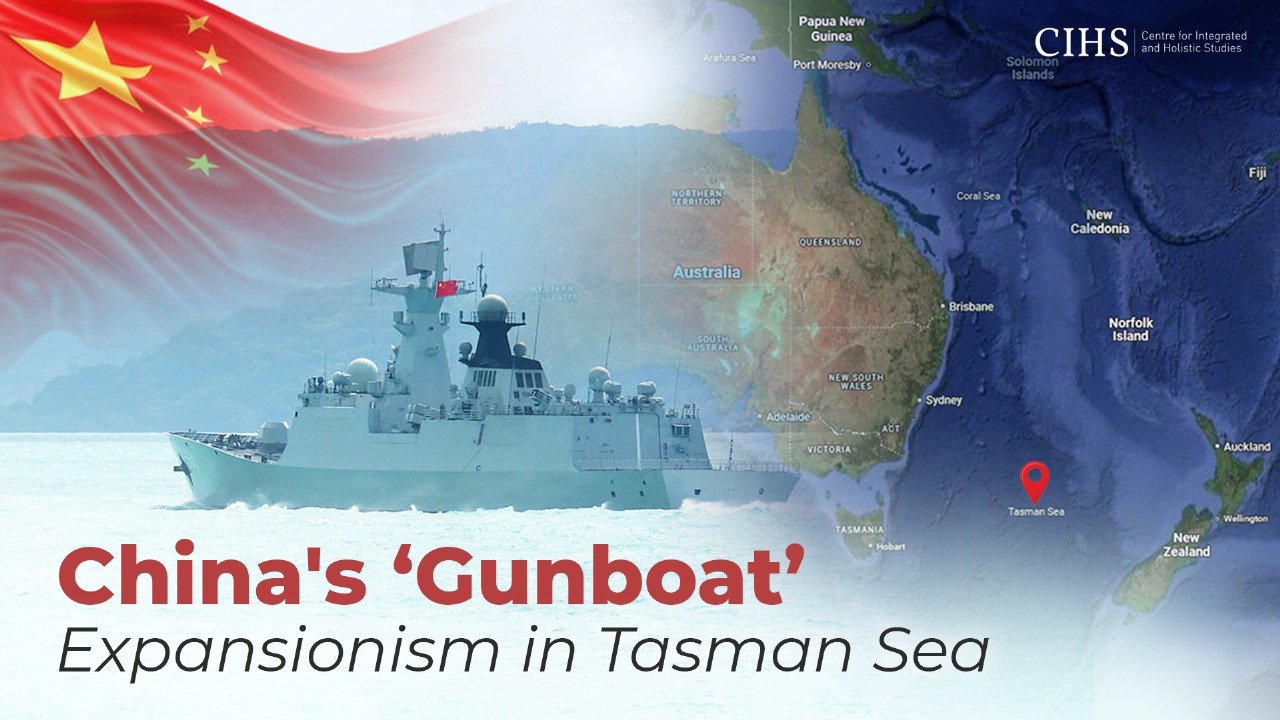 China Extends to Tasman Sea