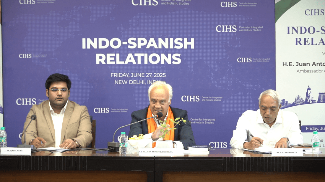 CIHS Hosts Interactive Session with the Ambassador of Spain to India on Strengthening of Indo-Spain Relations