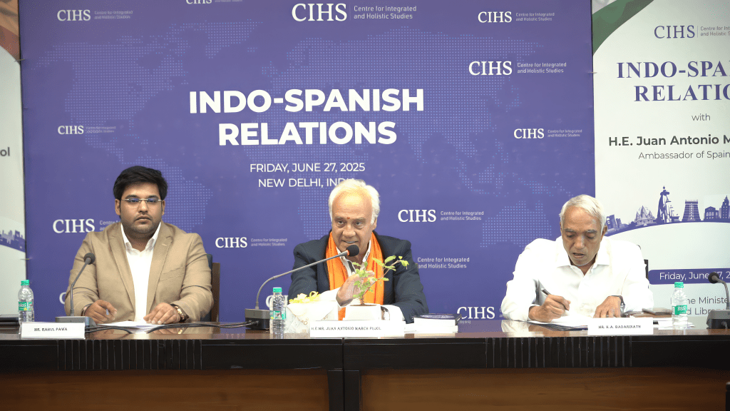 CIHS Hosts Interactive Session with the Ambassador of Spain to India on Strengthening of Indo-Spain Relations